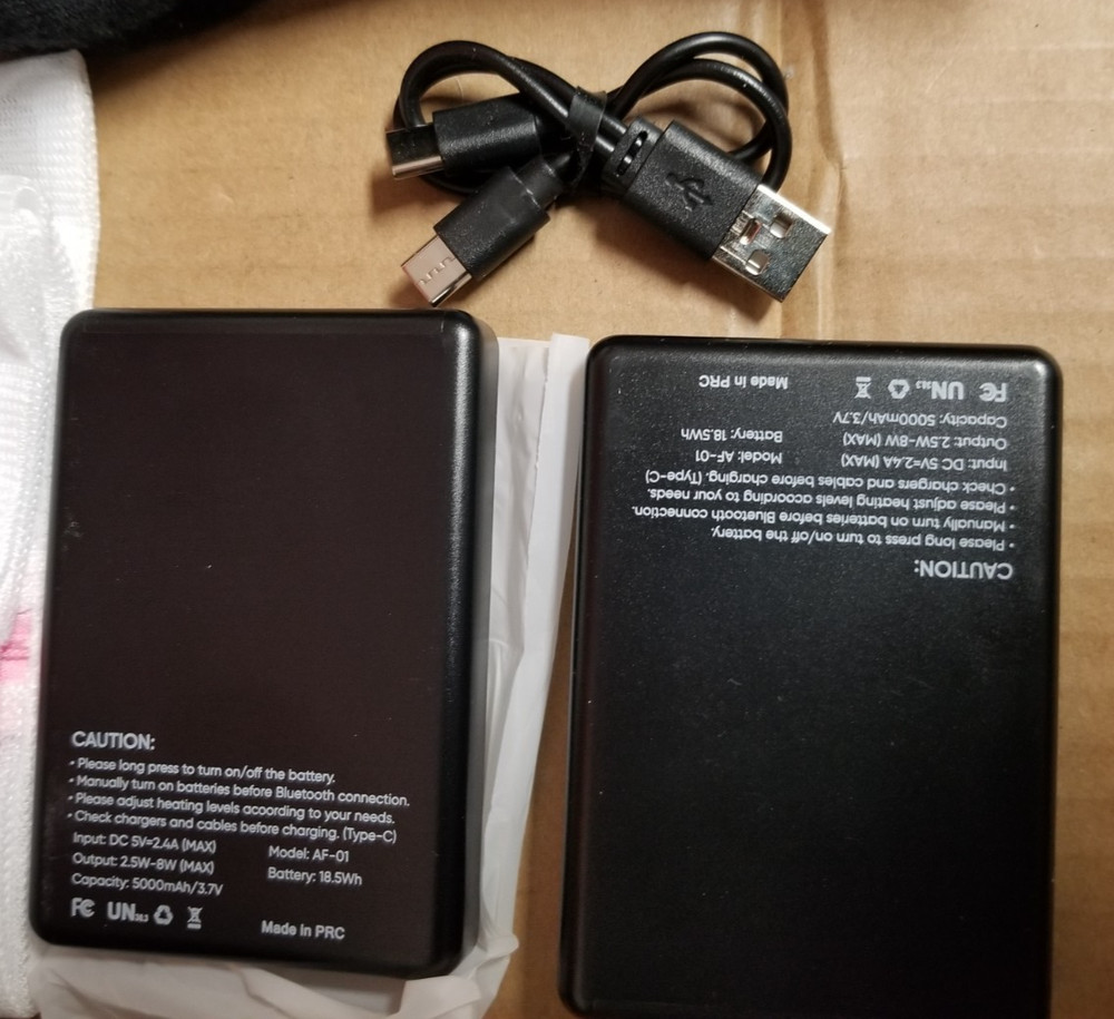 Heated Men's Socks, Model AF-01, 5000mAh