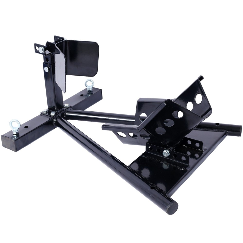 Motorcycle Front Tire Chock for 17"-21" Wheels Locking Adjusting Stand
