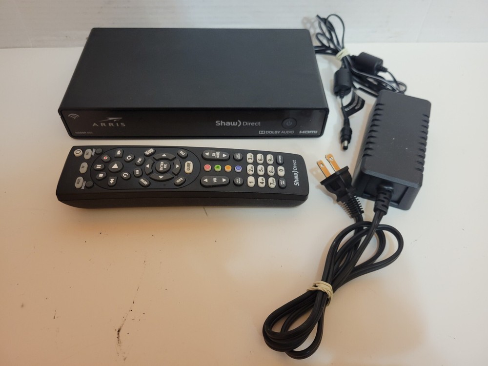 Shaw Direct HDDSR 800 Satellite Receiver With Remote Adapter