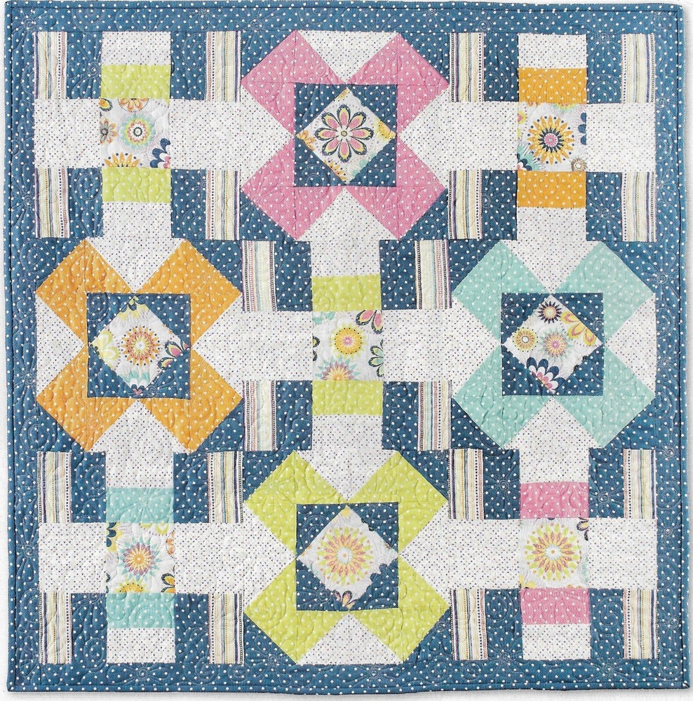 Polka Dot Parade Lap Quilt quilting pattern instructions