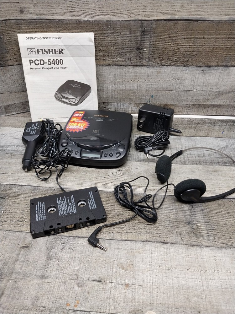 Vintage 1995 Fisher Personal compact DiscPlayer. PCD-5400