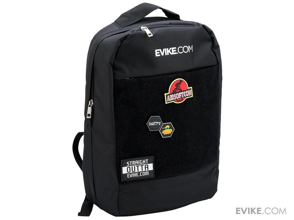 Evike "Patch Panel" EDC Morale Tactical  Black Backpack