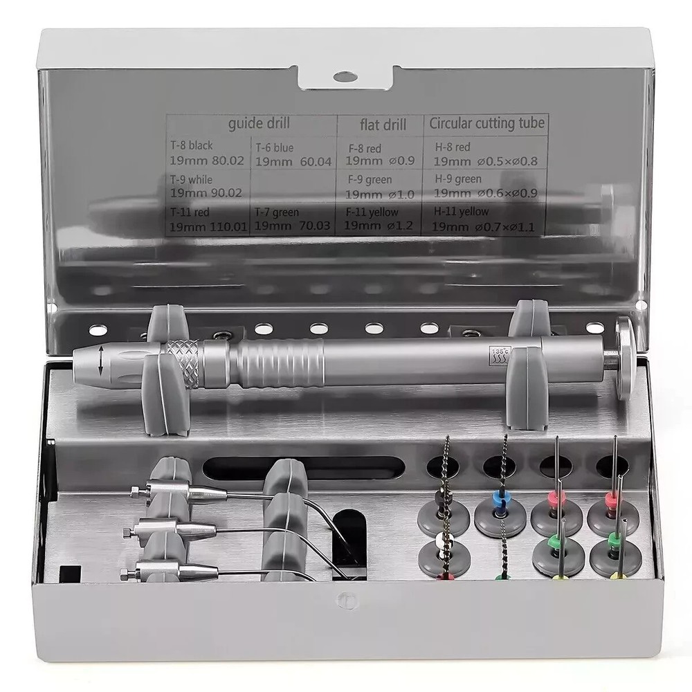 1 Set Endodontic Endo Dental Broken File Removal Extractor System Holder Tools