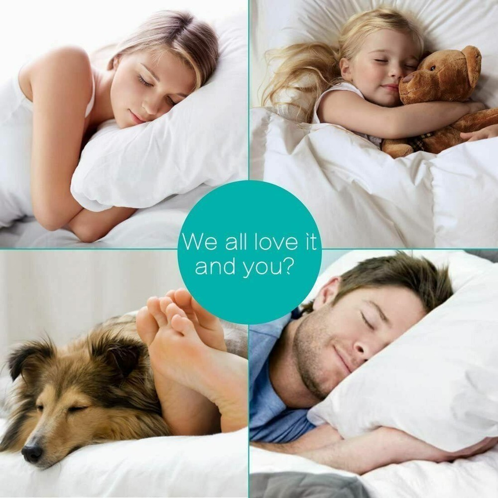 Fabric Mattress Protector Bed Bugs Dust Allergens Waterproof Cover 12" Depth