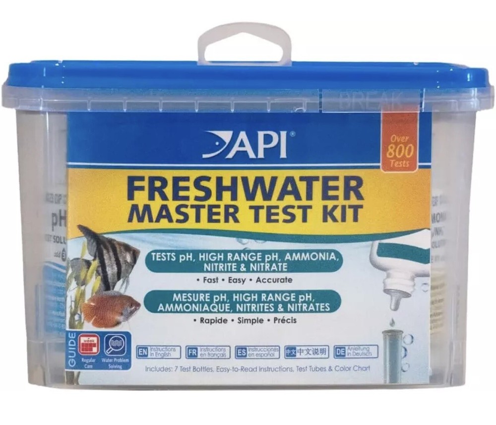 API FRESHWATER MASTER TEST KIT 800-Test Freshwater Aquarium Water Master Test Ki