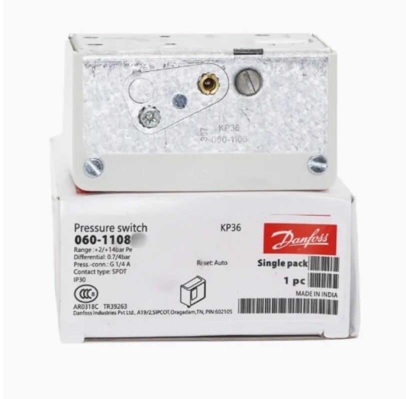 1PC Danfoss 060-1108 pressure switch KP36