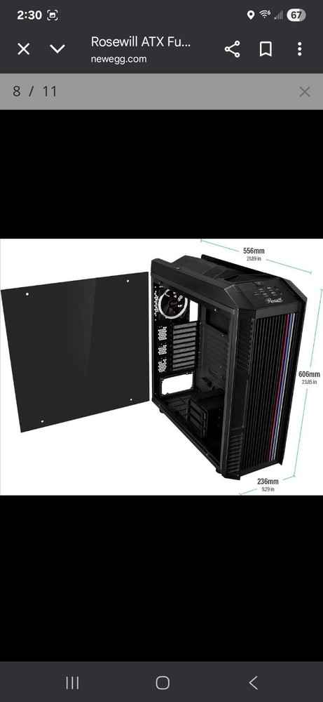 Rosewill Nighthawk Z Full Size Computer Case