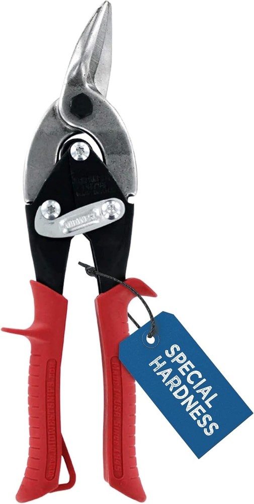 MIDWEST Special Hardness Aviation Snip - Left Cut Offset Left,