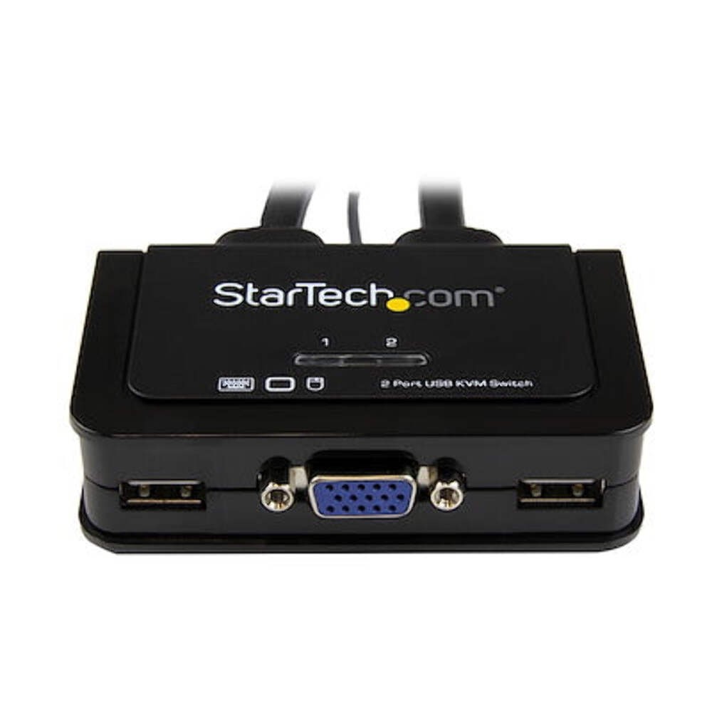 StarTech SV211USB — 2‑Port USB VGA KVM Switch (Compact, Bus‑Powered)