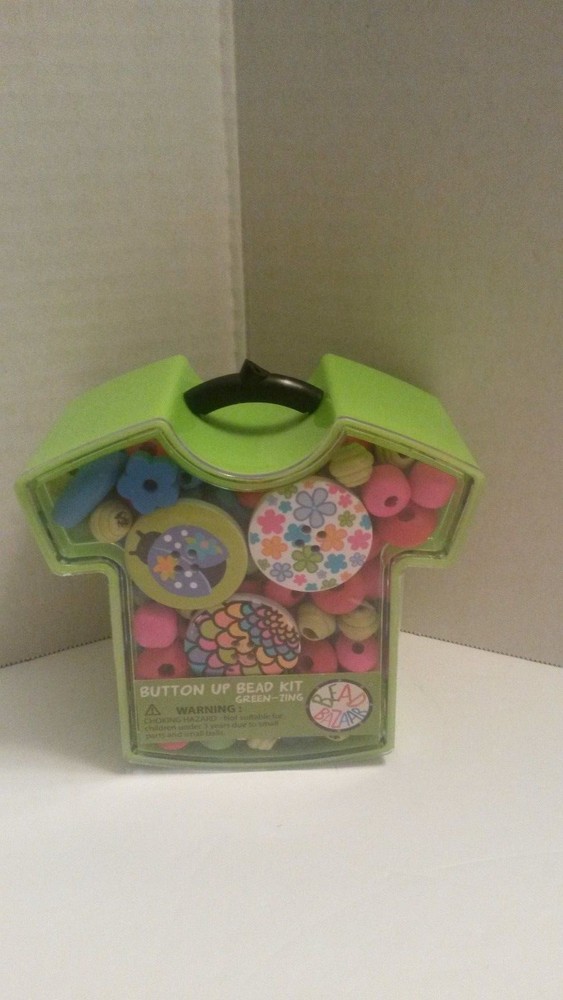 GREEN-ZING BUTTON UP BEAD KIT from Bead Bazaar