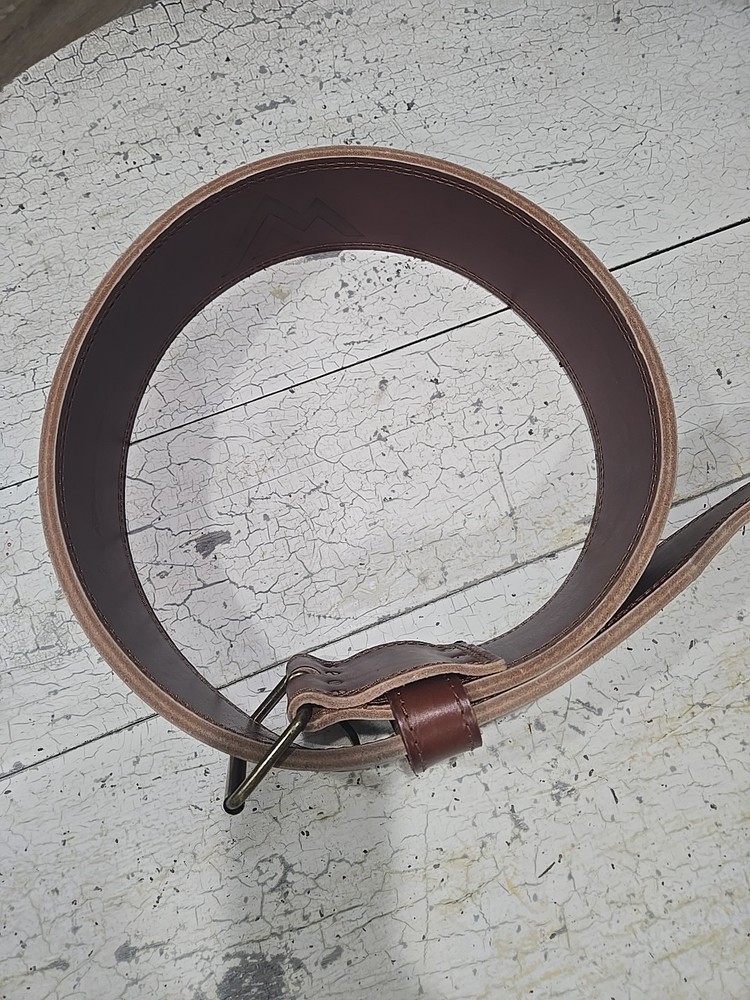 REP Leather Weight Lifting Belt Brown 61.5" Long