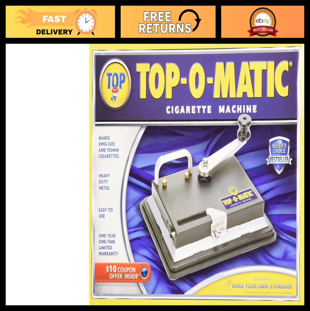 Automatic Cigarette Rolling Machine - Easy to Use, Portable, Adjustable Thicknes
