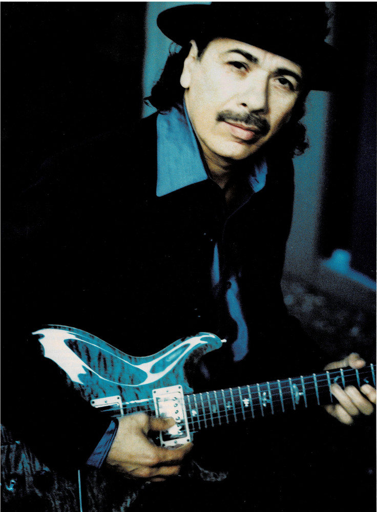 CARLOS SANTANA - Music Print Ad Photo - 1999