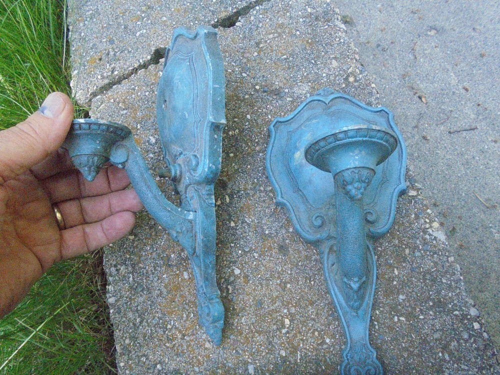 Vintage Pair of Riddle Co. Wall Sconces