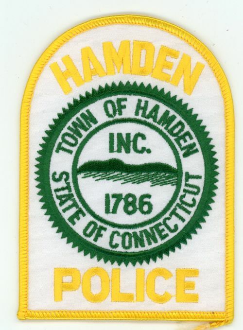 CONNECTICUT CT HAMDEN POLICE NICE SHOULDER PATCH SHERIFF
