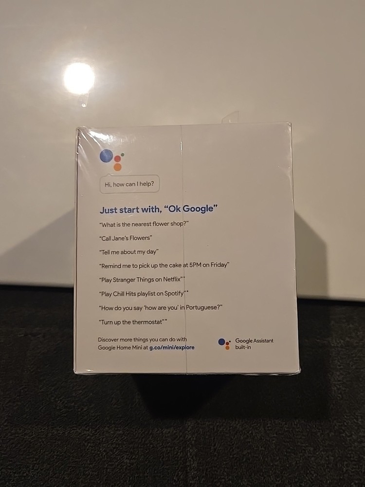 Google Home Mini Smart Speaker with Google Assistant - Chalk (GA00210-US)
