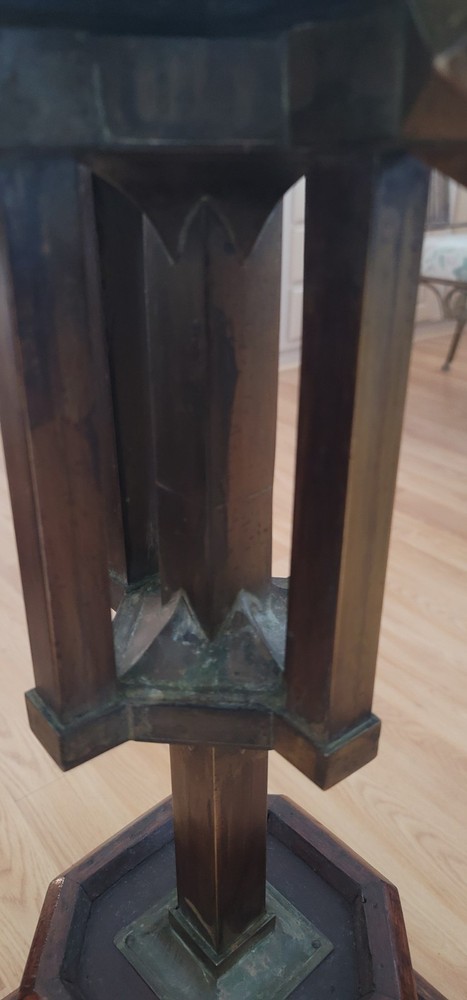 Game Table Antique with Hidden Draw Locks