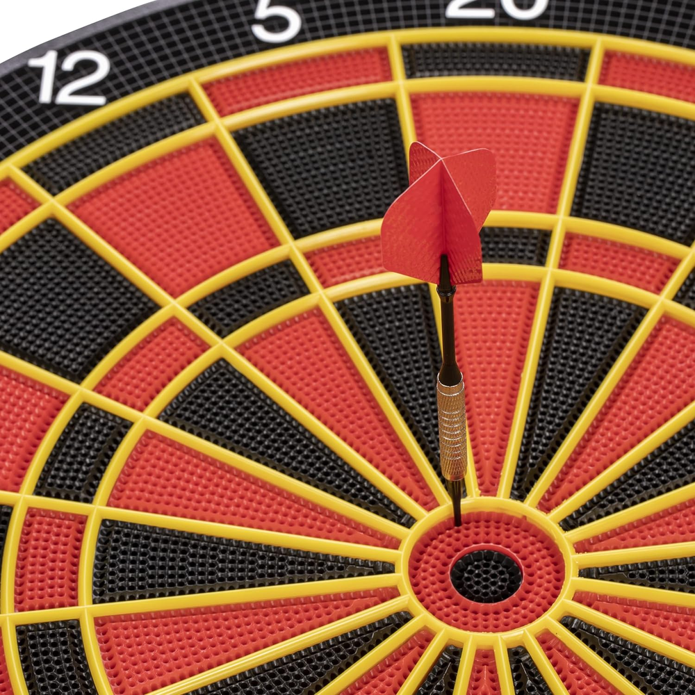 Cricket Pro 450 Electronic Dartboard Features 31 Games Black/Red