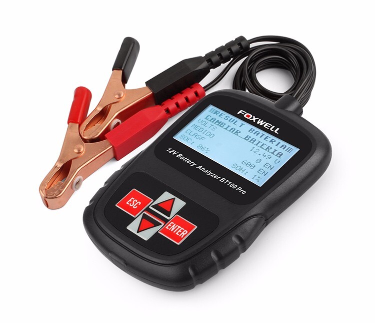 FOXWELL Battery Analyzer BT100 Pro 12V 100-1100 CCA Battery Load Tester