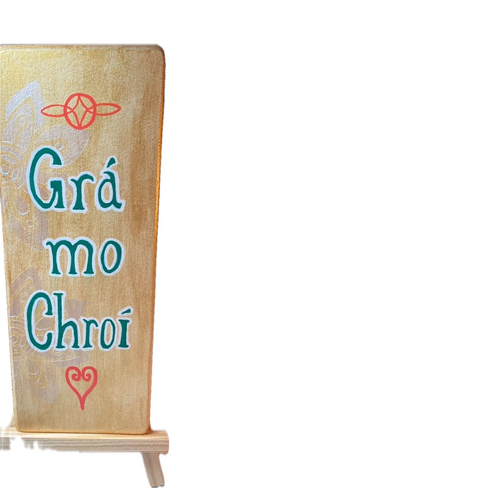Wooden Handcrafted/Painted Message Board, Irish Theme