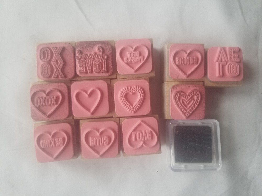 Valentine Day Rubber Stamps
