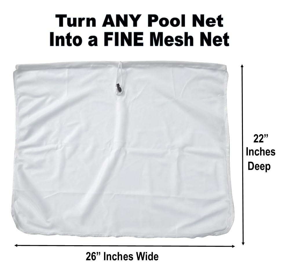Fine Mesh Pool Net Insert | Collects Sand, Pollen, Tree Dust, Tiny Bugs, Pet ...