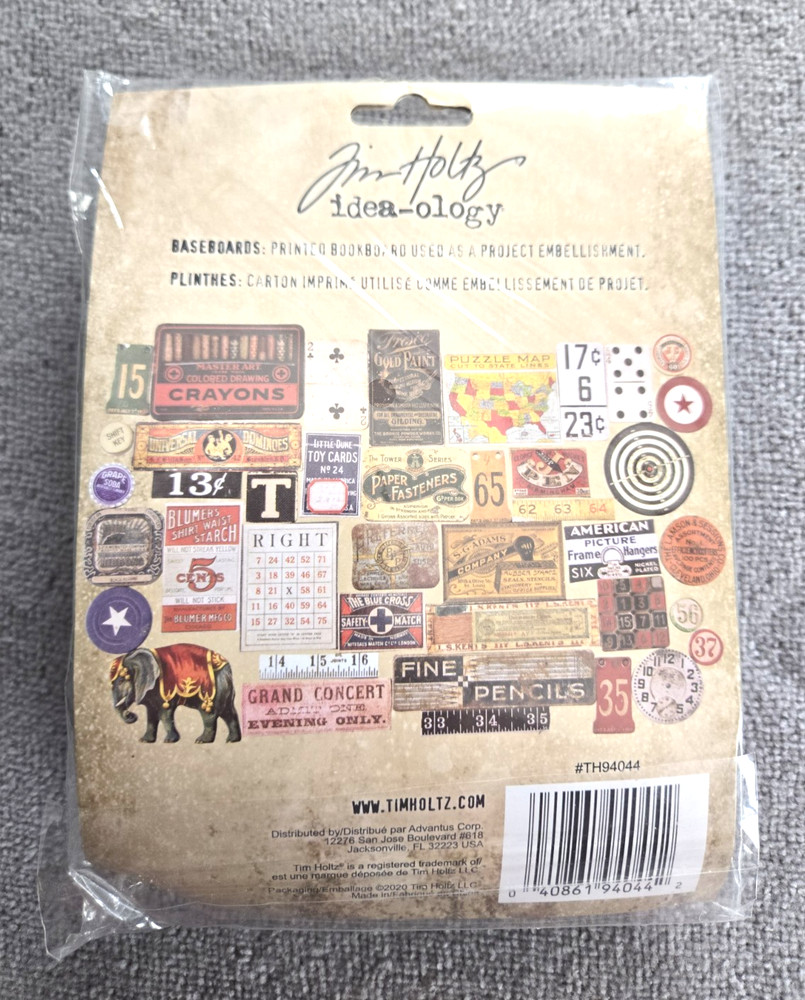 Tim Holtz BASEBOARD Junk Drawer Idea-ology