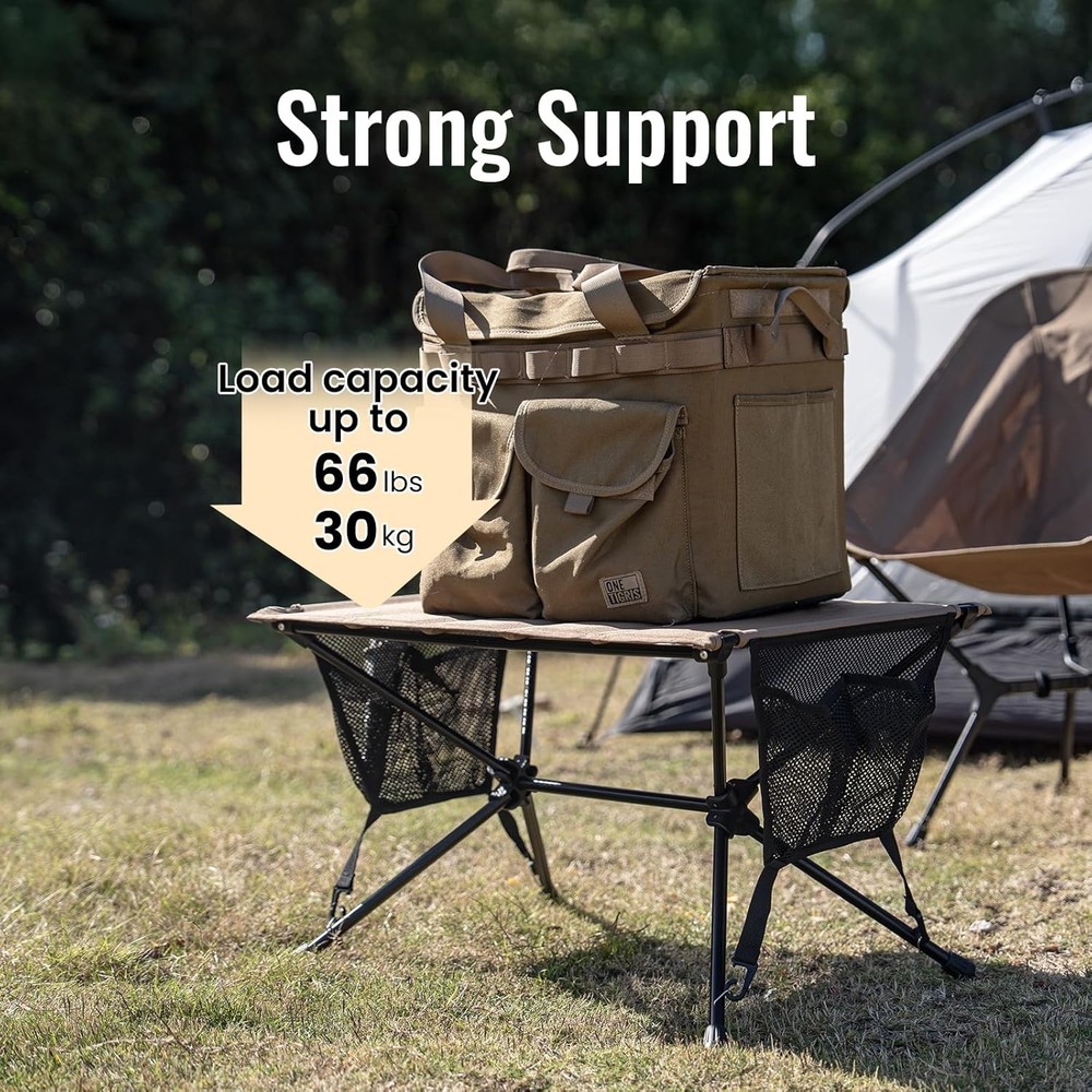 VENTARA Camping Table Ultralight Foldable Table Sturdy & Quick Setup Weighs Only