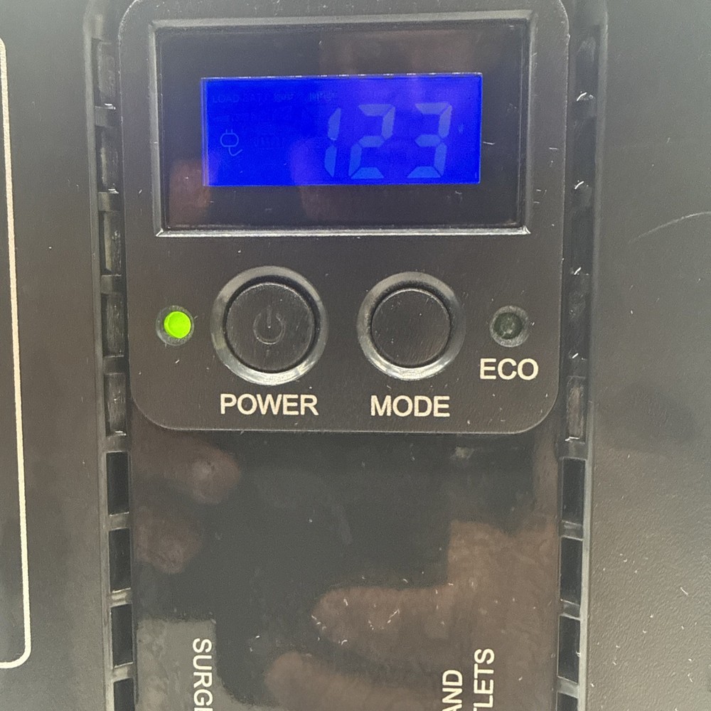 CyberPower EC850LCD Ecologic Battery Backup & Surge Protector UPS System