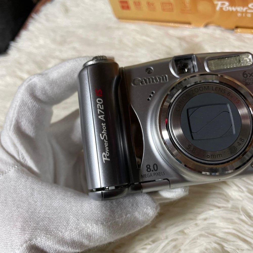 Canon PowerShot A720 IS Digital Camera Box Manual Working Japan