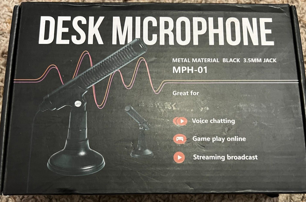 Desk Microphone - MPH-01 - Professional Desktop Stand Microphone