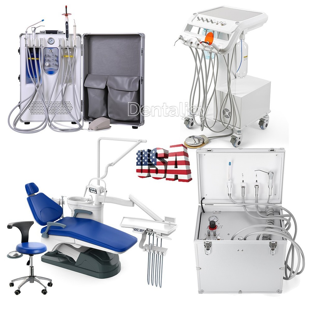 Portable Mobile Dental Delivery Unit Compressor 4Hole /Chair Computer Controlled