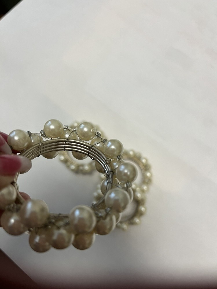 pearl napkin rings