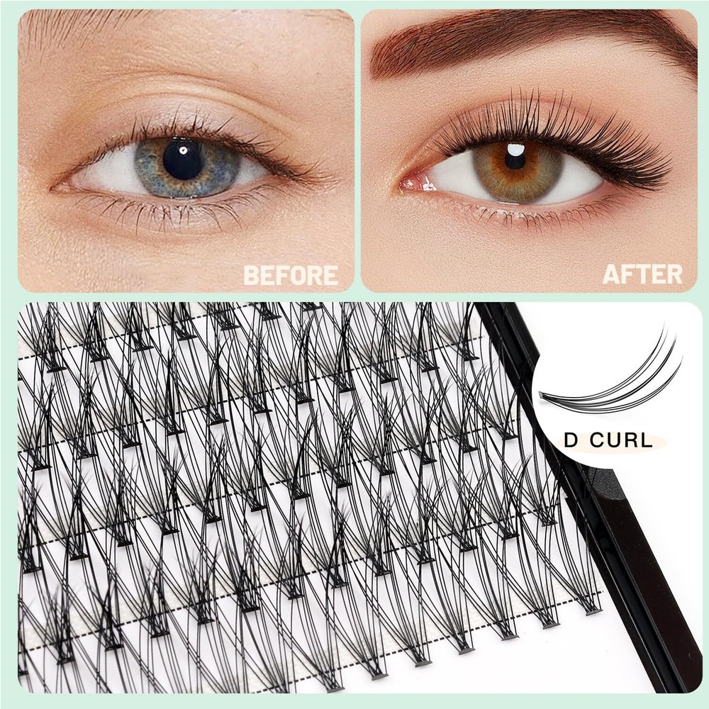 Bodermincer Large Box 200pcs 10D, 8-10-12-14mm Mixed Professional Makeup