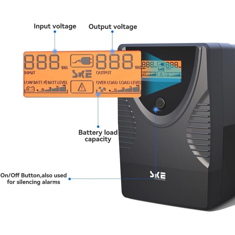 Automatic Voltage Regulation UPS Battery Backup Power Management Surge Protector