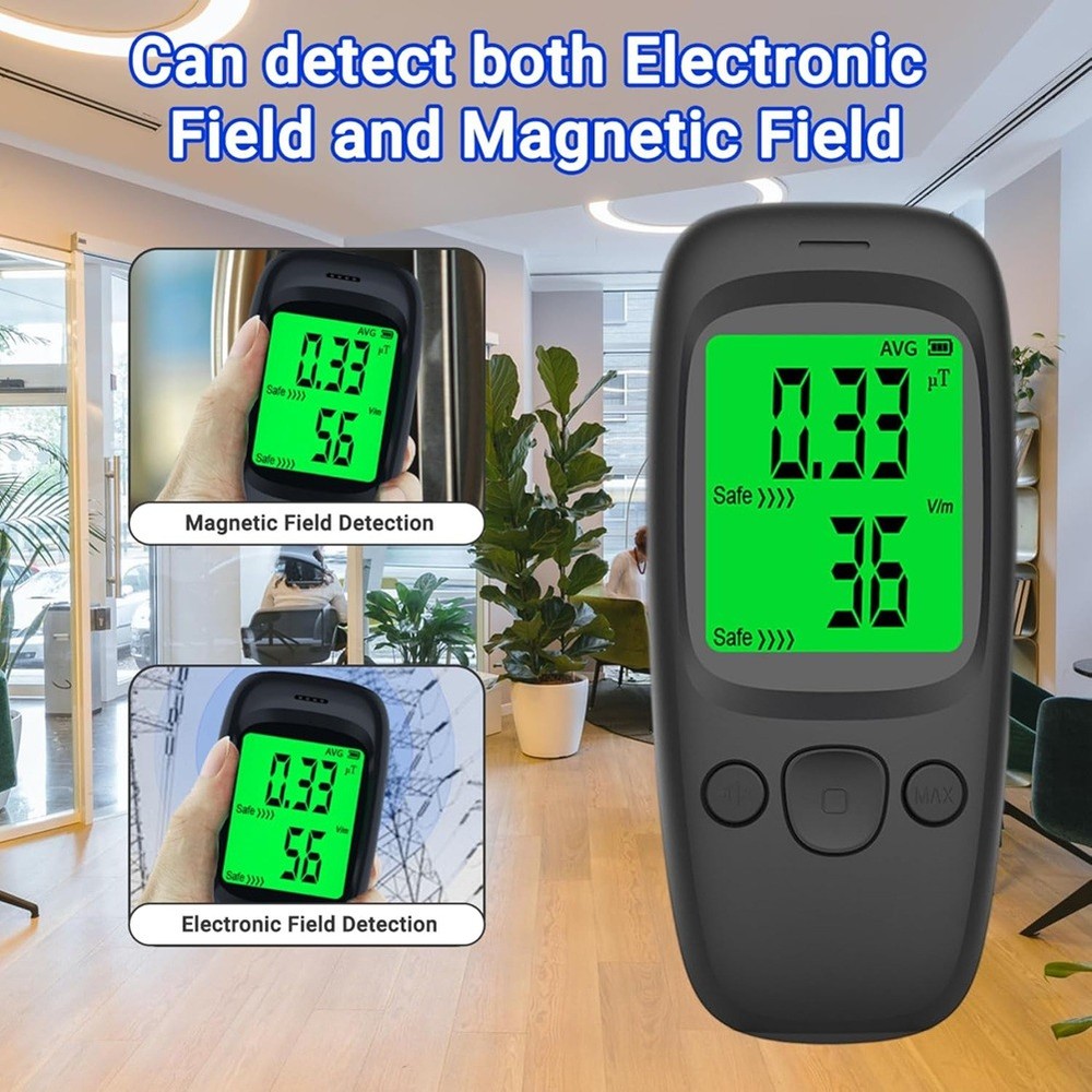 Nuclear Detector LCD Display Geiger Counter Detector with Average/ Mode4452