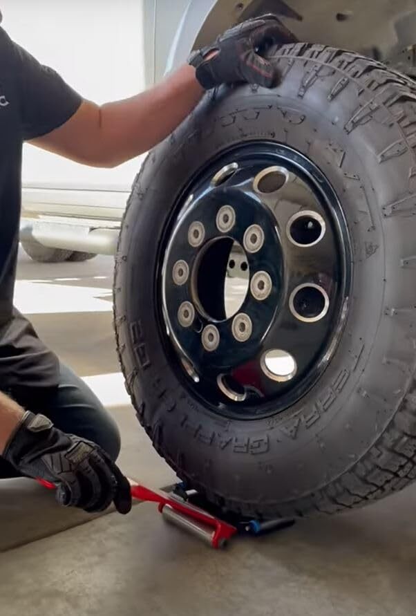 TRAC Tire Jack Tool with Roller Plate