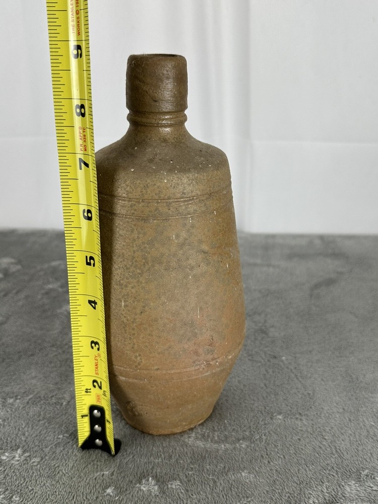 Vintage Stoneware Bottle Empty Bottle Vintage Heavy