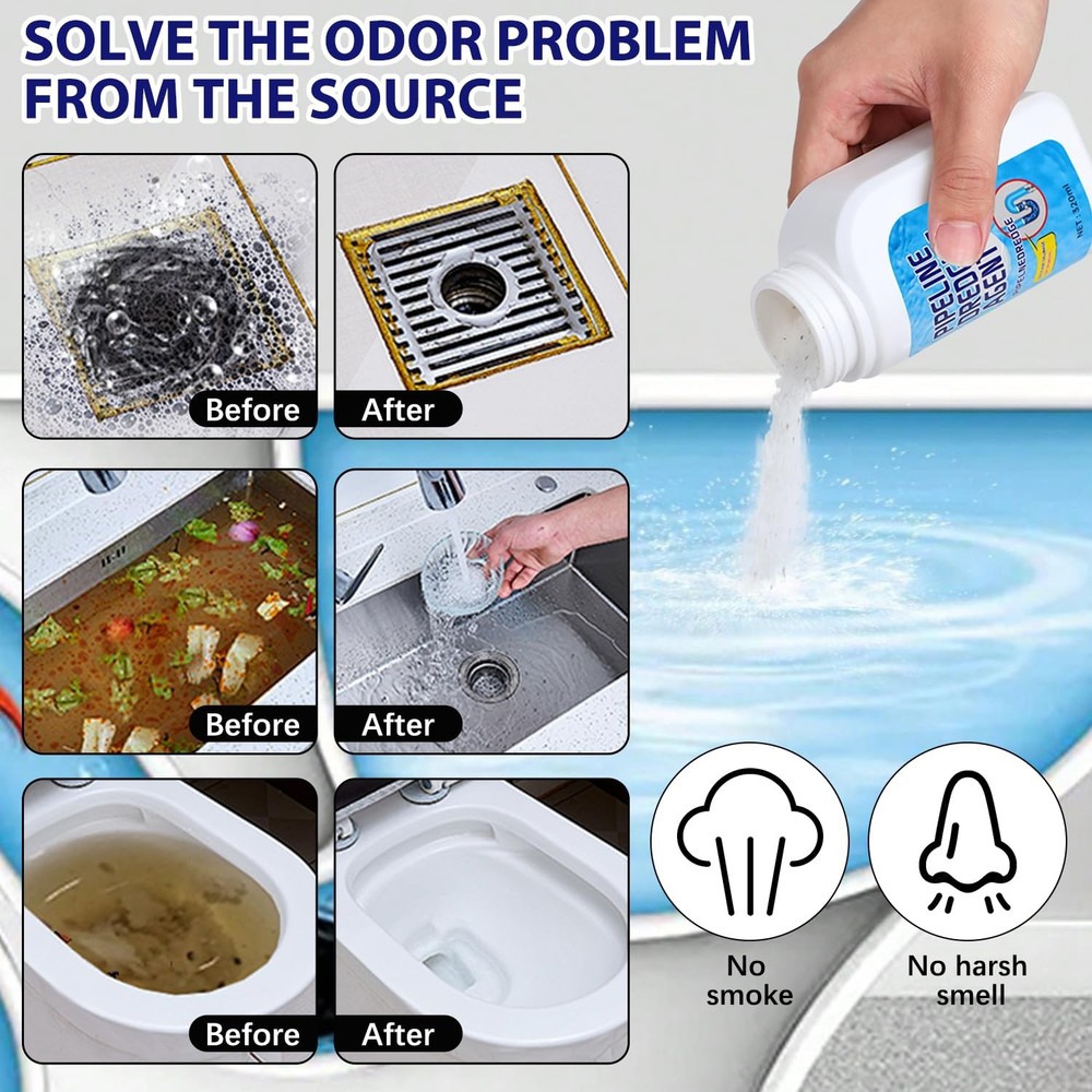 Powerful Pipe Dredging Agent,Pipeline Agent,Powerful Quick 2Pcs