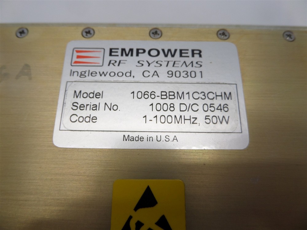 Empower RF Systems 1066-BBM1C3CHM High Power Amplifier Module w/ Heatsink