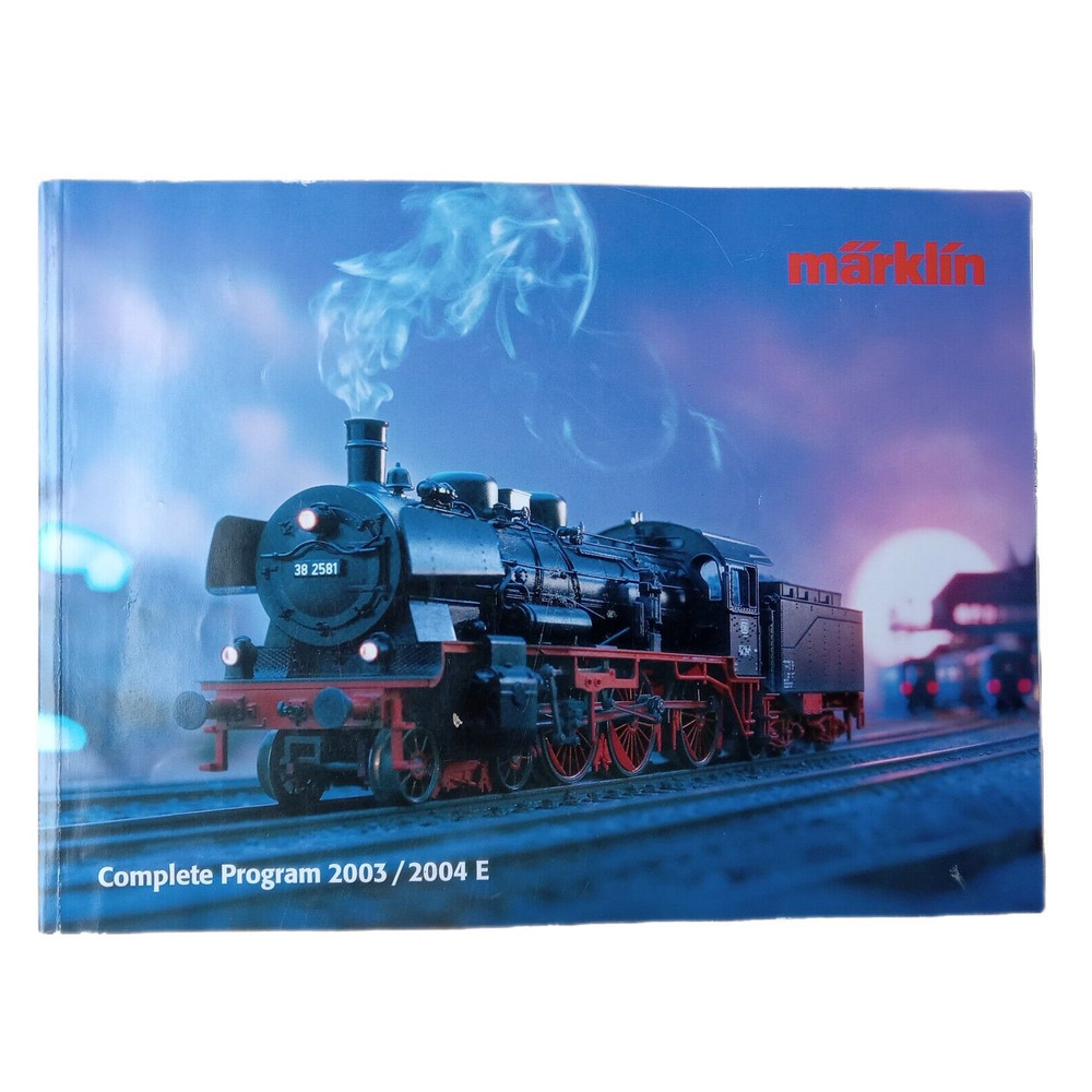Marklin Model Train Complete Program Catalog For 2003 / 2004 E English 552 pp.