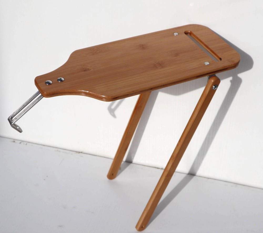 Custom Bamboo Bicycle Rear Rack With Bungee Cords