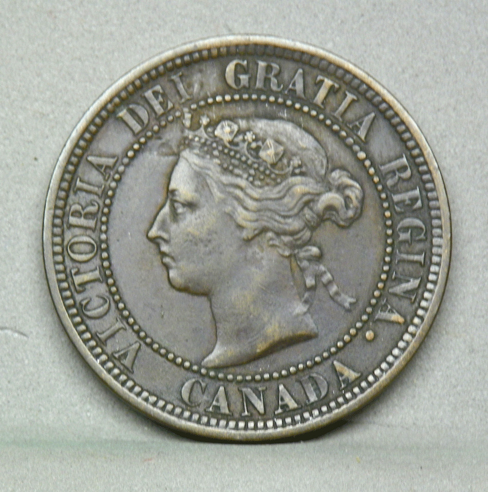 CANADA 1888 LARGE CENT, VF+