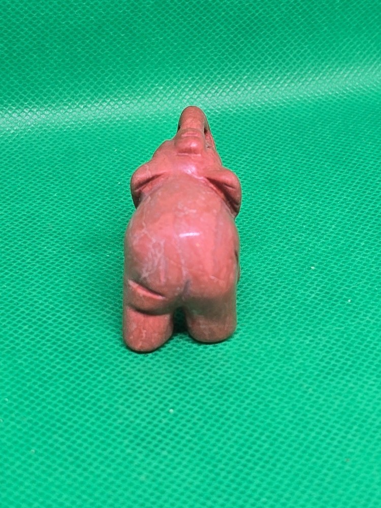 Carved Cherry Creek Jasper Elephant