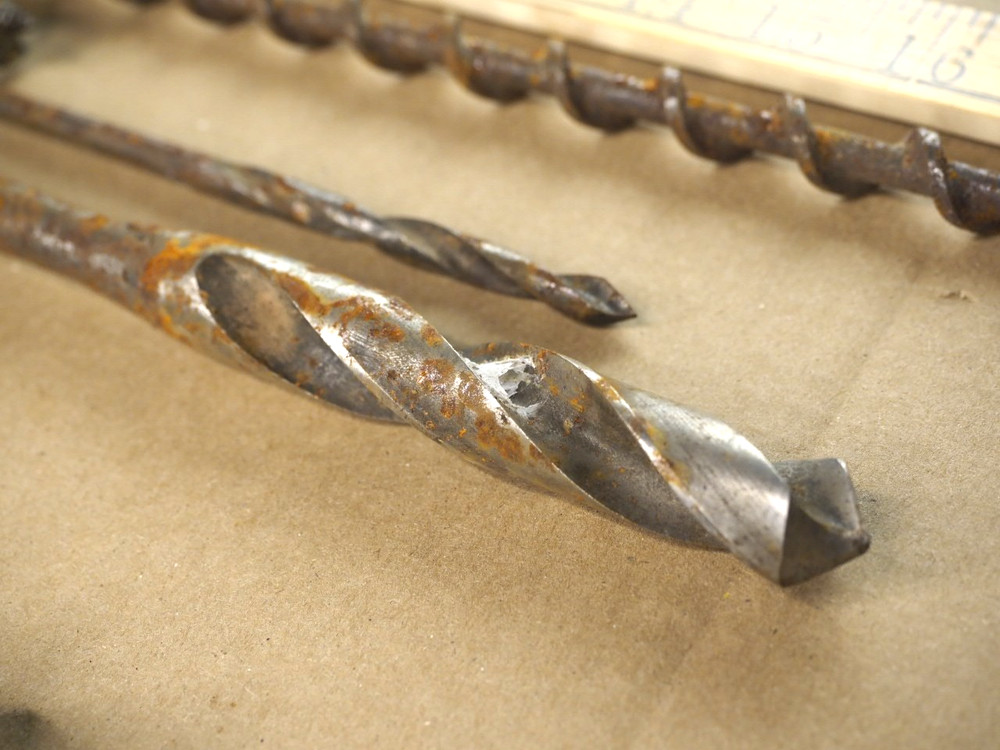 Auger bit hand brace drill bits