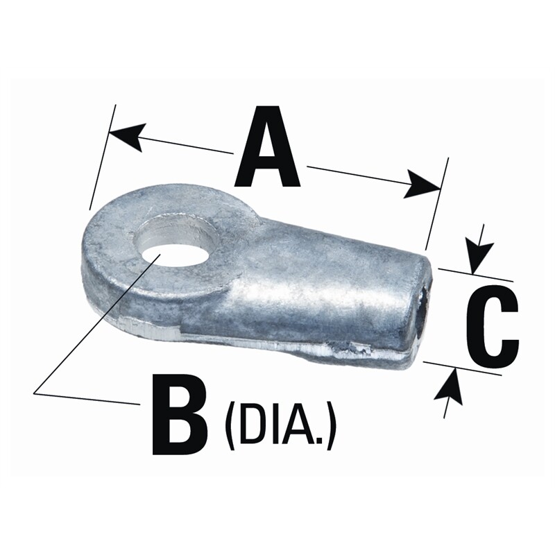 SEASTAR SOLUTIONS 300646 TERMINAL EYE 33C 5/16
