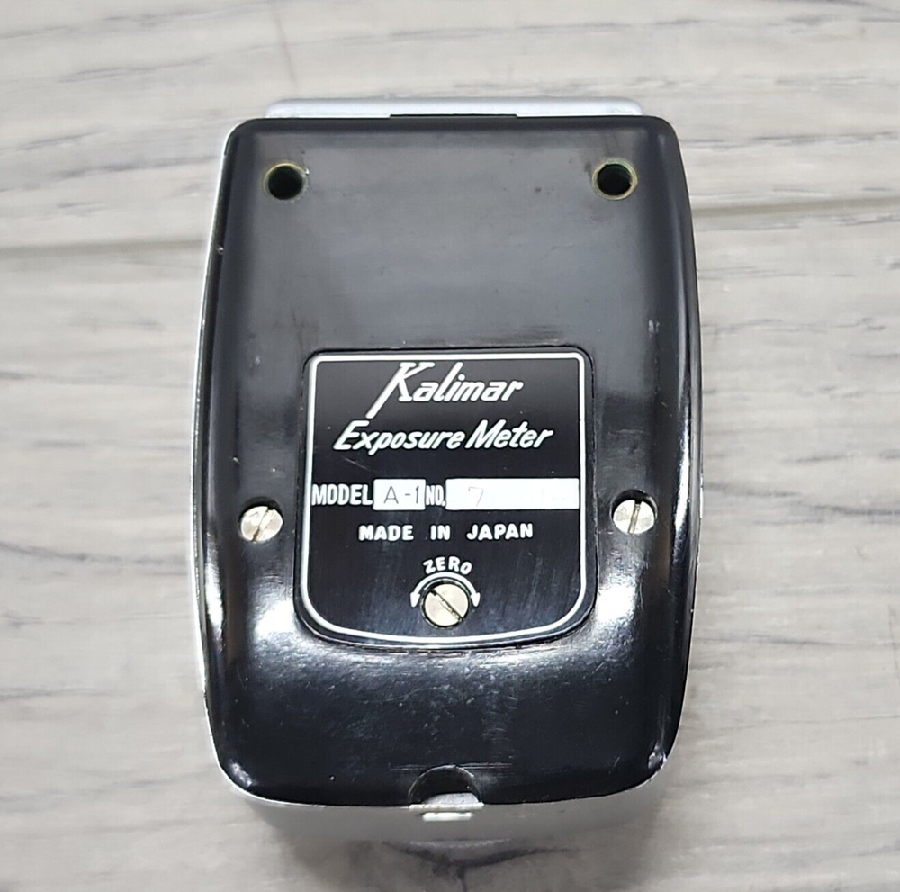 Vintage Kalimar Model A-1 Exposure Meter with Leather Case