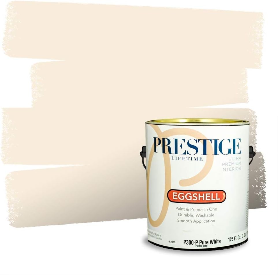 Interior Eggshell Paint & Primer In One – One-Coat Coverage, Low VOC, Washable