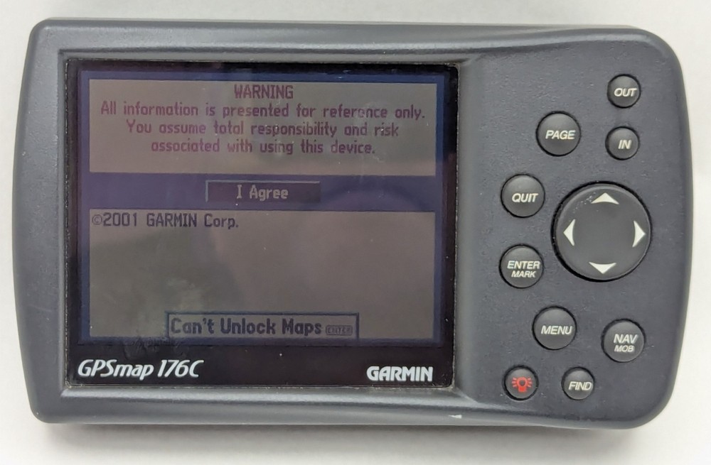 Garmin GPSmap 176C 3.8" Color Marine GPS Navigator Chartplotter - *AS-IS READ*