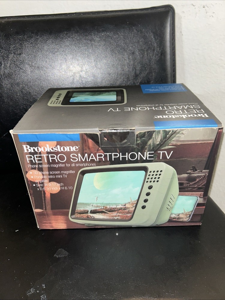 Brookstone Retro Smartphone Tv New In Box